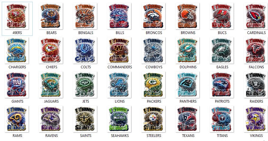 I Think NFL 32 Teams