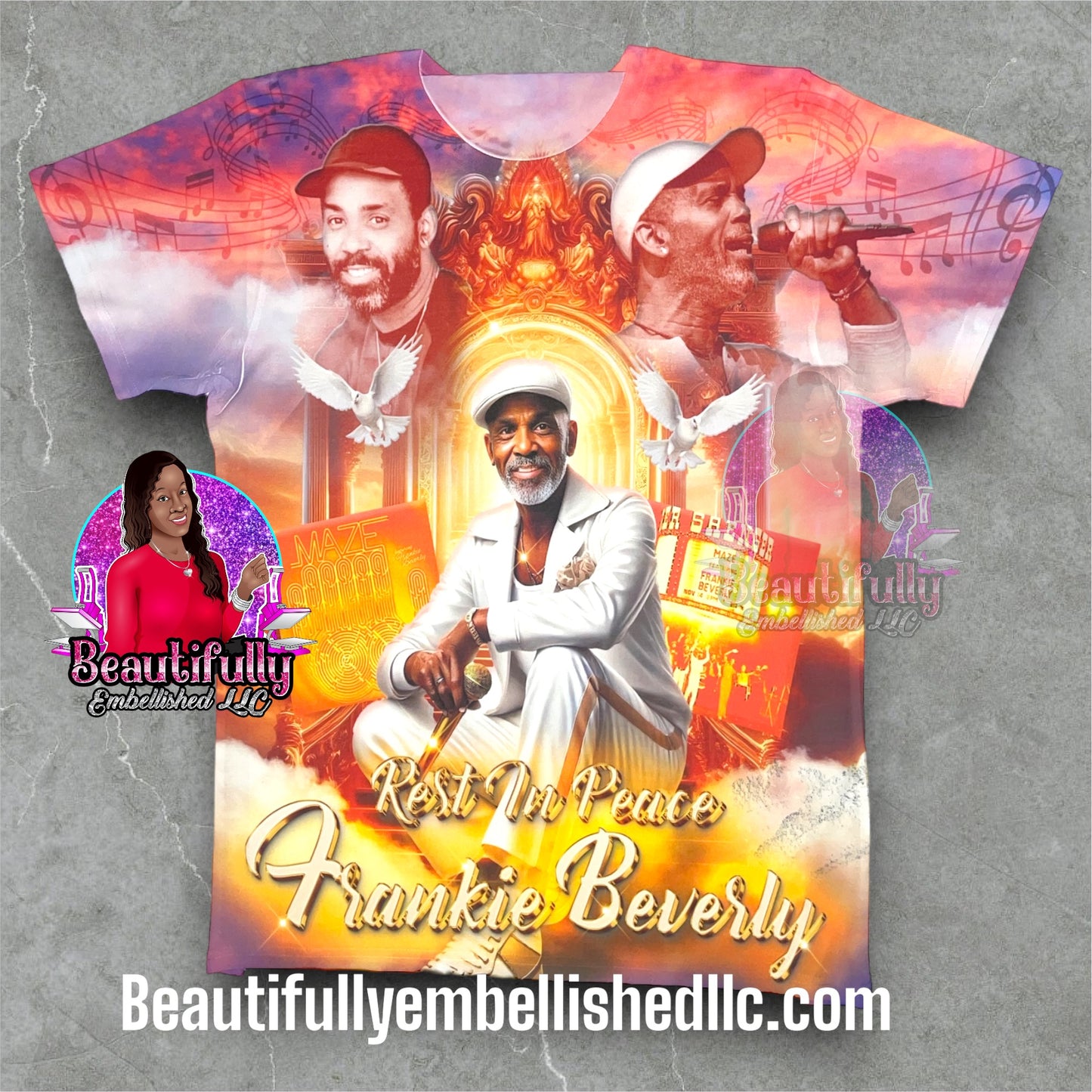 Frankie Beverly inspired 3d Shirt